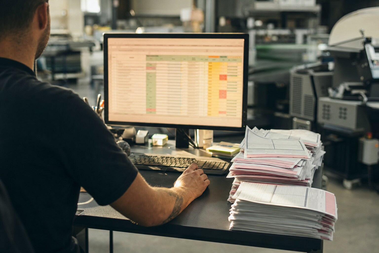 System MIS zamiast Excela i maili — jak wygląda wdrożenie w małej drukarni