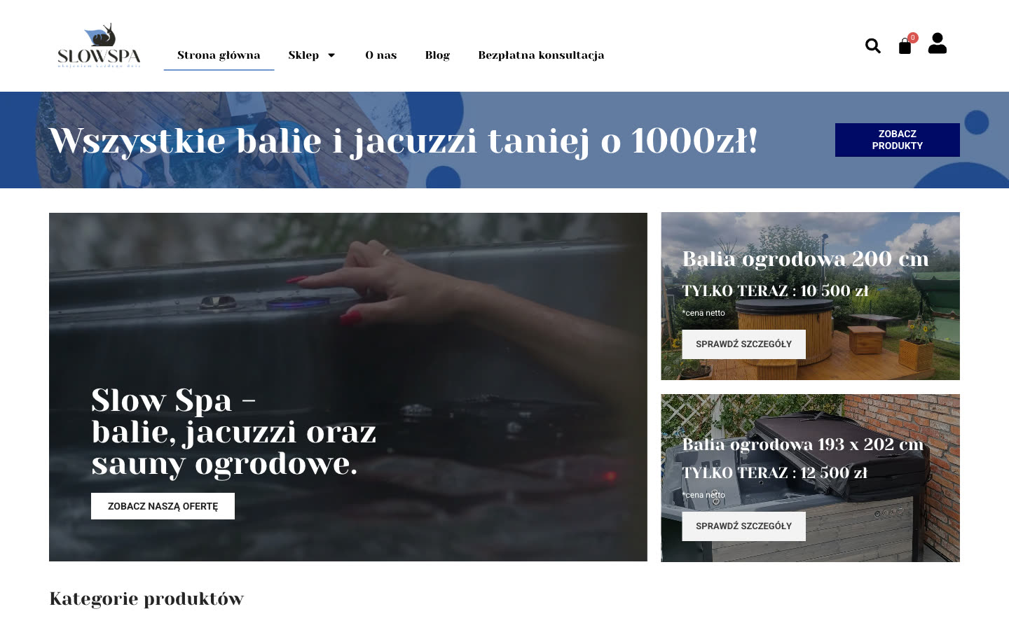 Zrzut strony SlowSpa