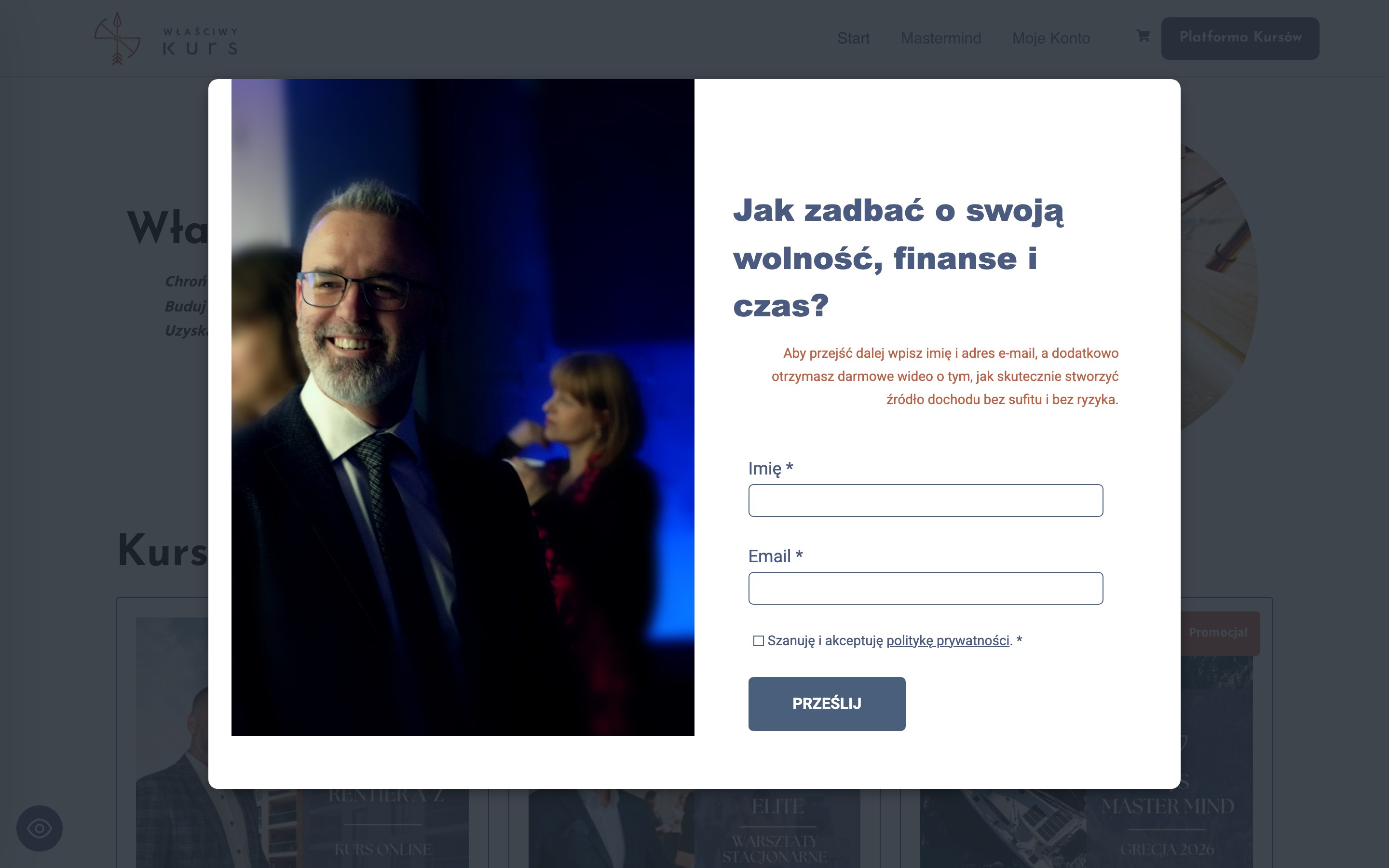 Zrzut strony WłaściwyKurs